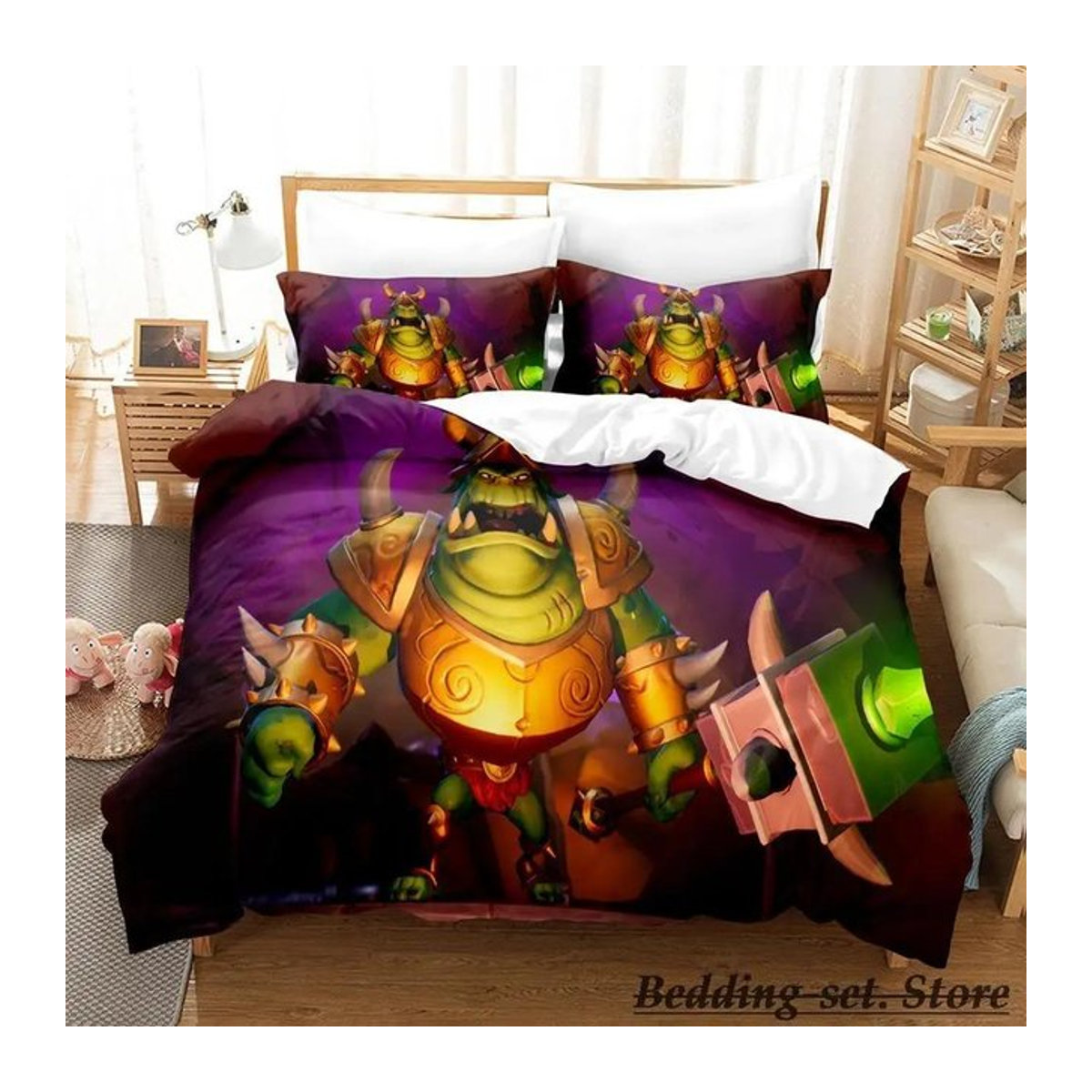 Spyro Reignited Trilogy Bettwäsche Kollektion mit Bettbezug und Bezügen für Einzelbetten, Größe: 70 x 133 cm - Bild 1