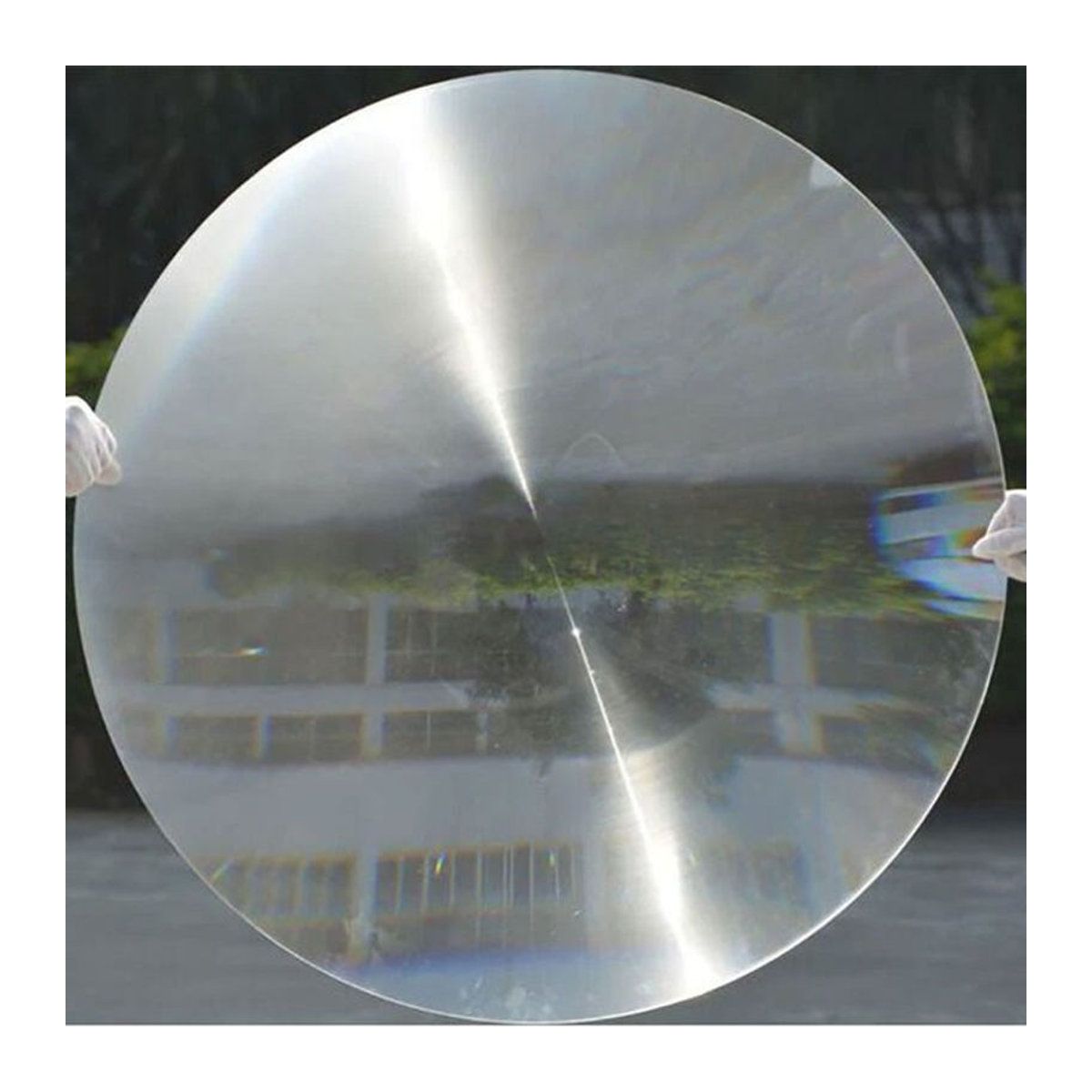 SRATE Optischer PMMA-Solarkocher mit Fresnel-Kondensatorlinse, transparente Leuchtturmlinse als Konzentrator, Durchmesser: 1000 mm, Brennweite: 1000 mm - Bild 1