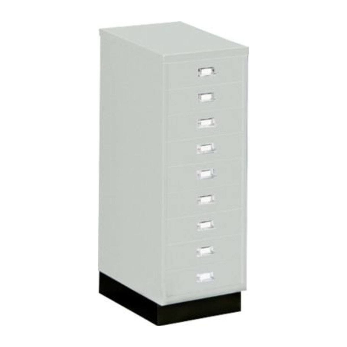 SSI Schubladenschrank DIN A3 Aktenschrank mit 9 Schubladen, Farbe: Grau/Anthrazit, Höhe: 94 cm - Bild 1