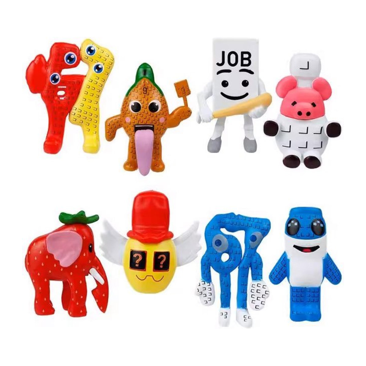 Steal A Brainrot Spiel Figur Wucifang Jewelry PVC Modell Schreibtisch Dekoration Multicolor - Bild 1