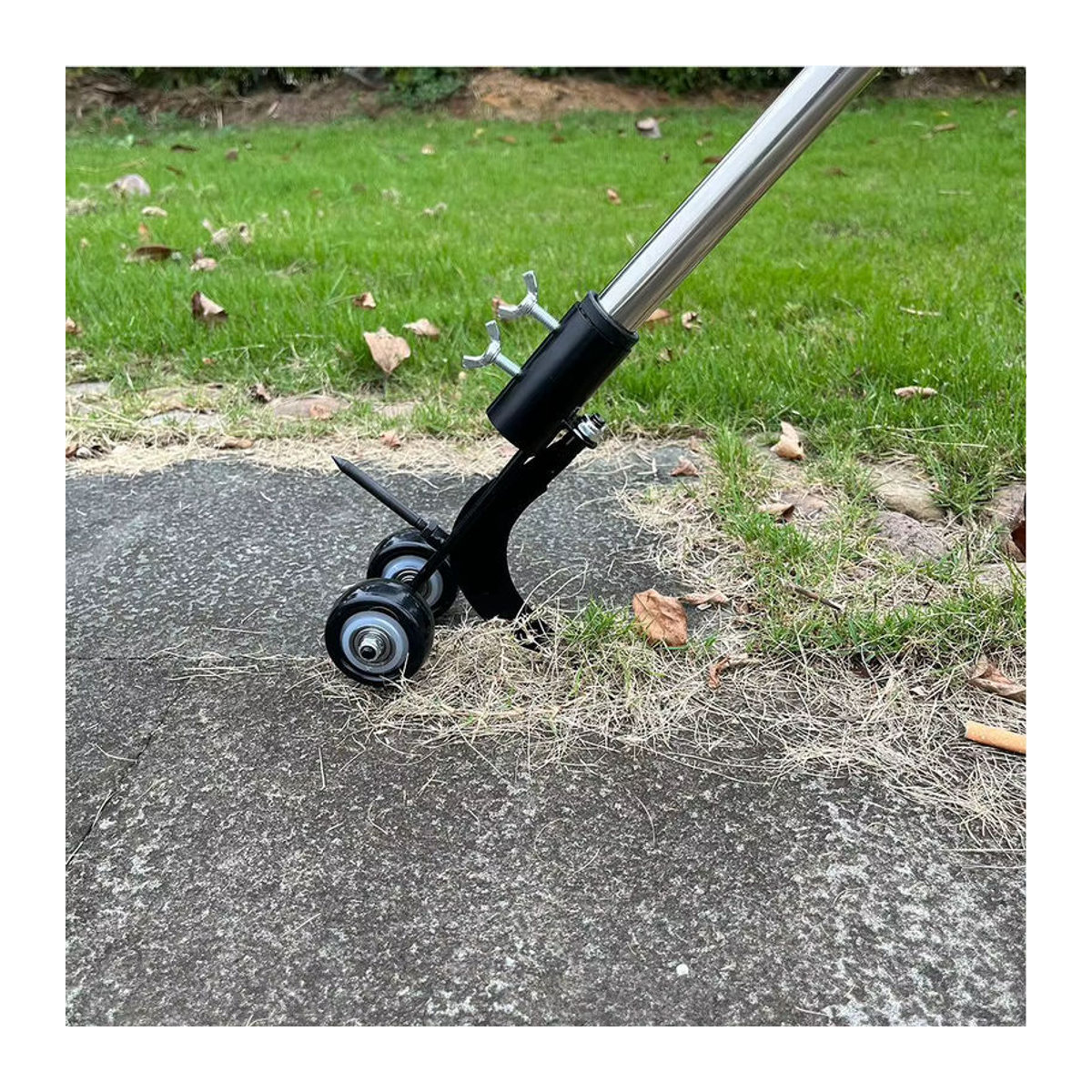 Stookits Verstellbarer Garten-Unkrautjäthaken in Schwarz zur Grasentfernung und als Lücken-Unkrautvernichter ohne Bücken - Bild 2