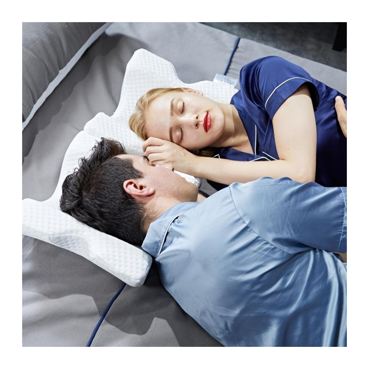 Su Yixin Orthopädisches U-förmiges Nackenkissen aus Memory-Schaum in Weiß - Bild 6