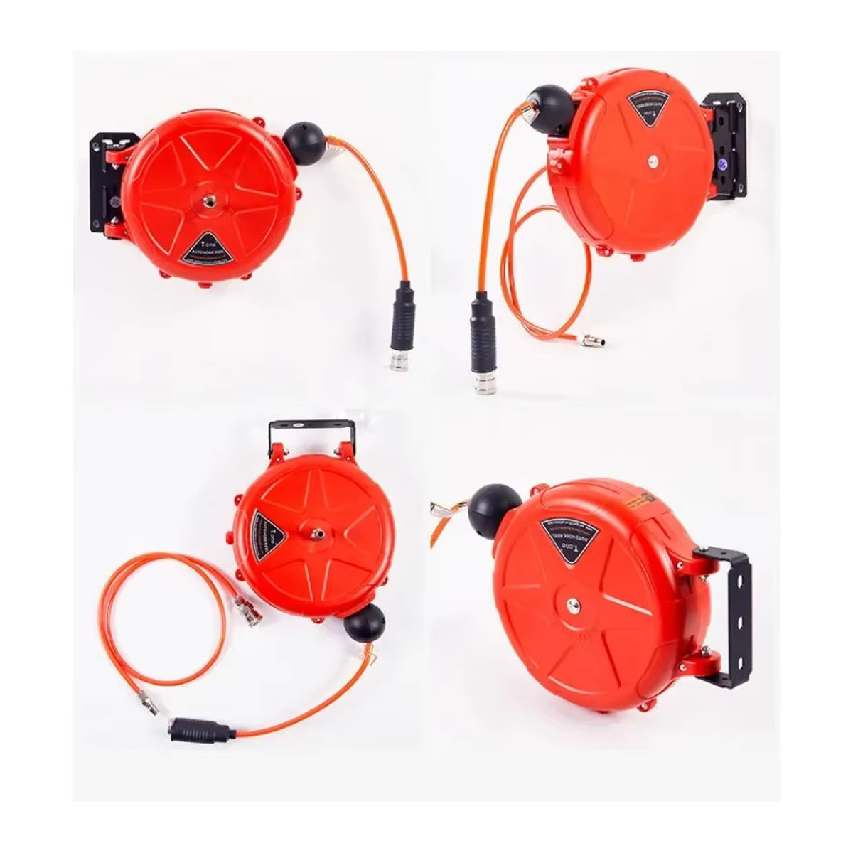 SUITU Automatische Versenkbare Schlauchrolle Wandhalterung für 8mm Hochdruckschläuche zur Gartenbewässerung und Autowäsche - Bild 5