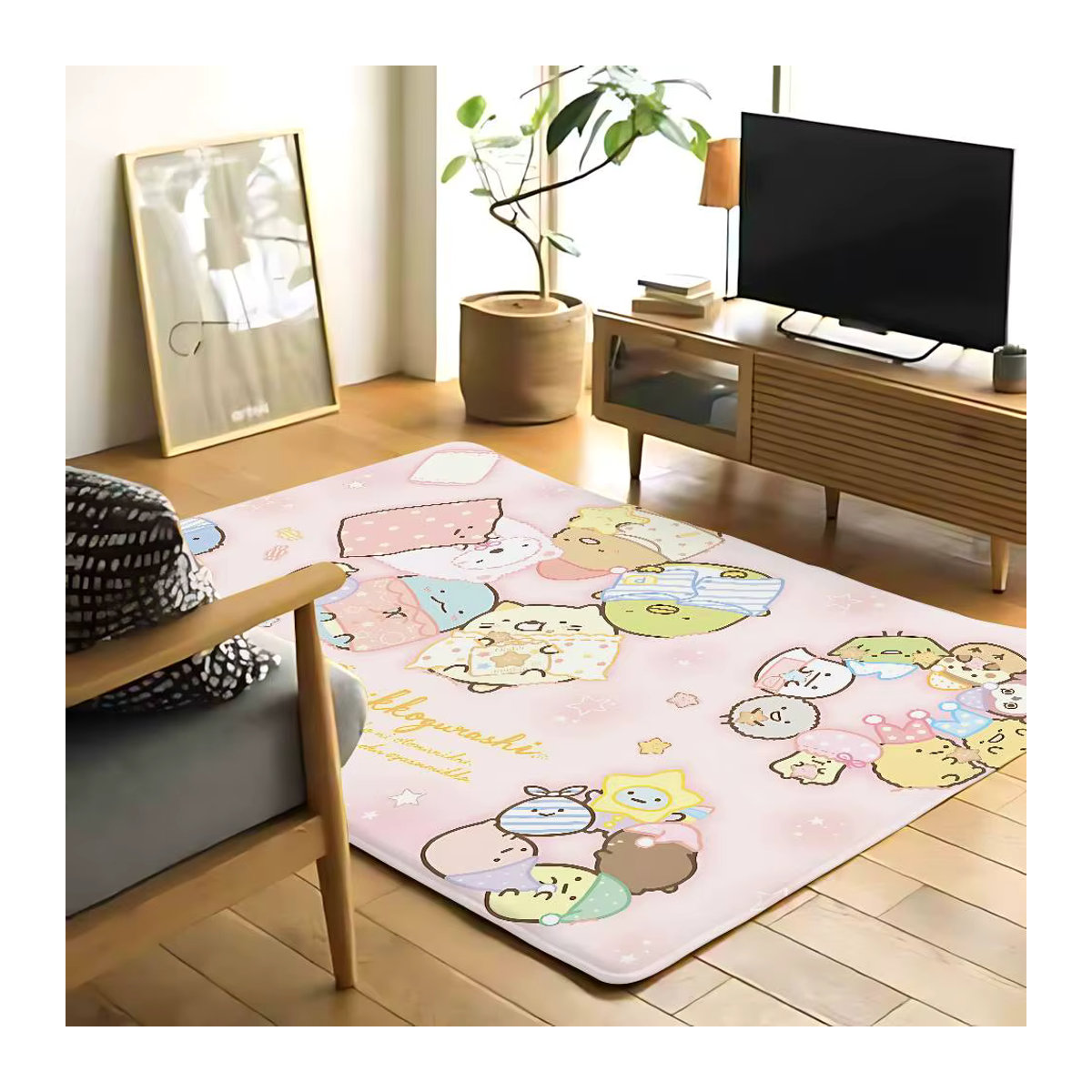 Sumikko Gurashi Saugfähige Bodenmatte für Badezimmer und Küche in Colorful Design - Bild 2