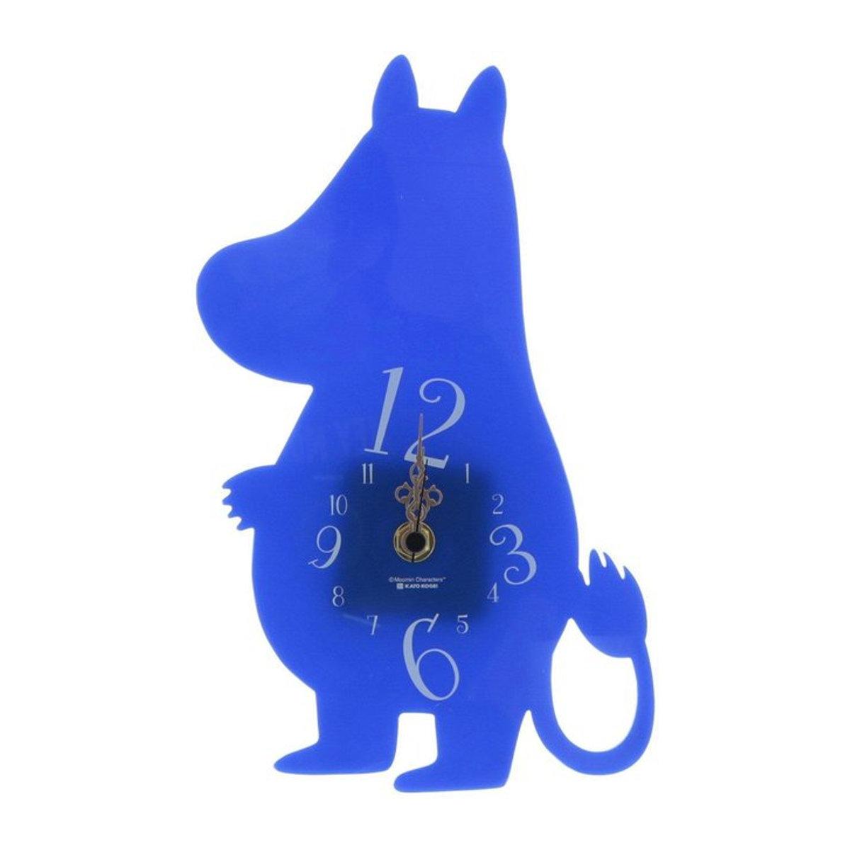 Sunfarm Moomin Silhouette Wanduhr KC5020 blau analog - Bild 1