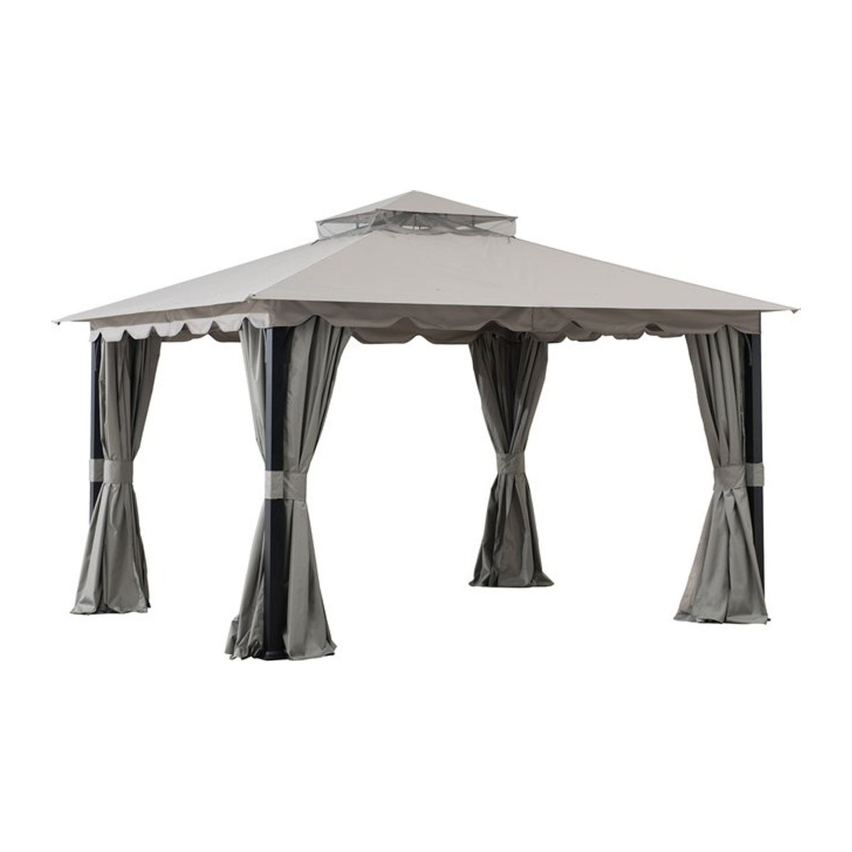 Sunjoy Stoff Pavillon in Grau mit B: 402 cm x T: 336 cm - Bild 1