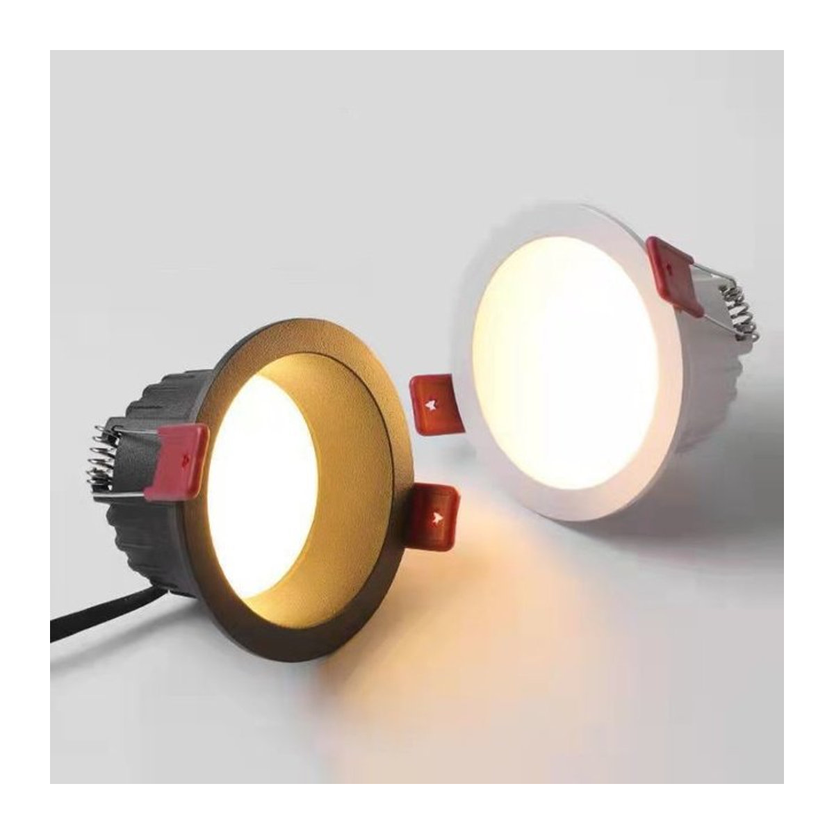SUNMEIYI LED Einbaustrahler Rund Weiß Anti-Glare SMD2835 Deckenleuchte für Innen mit Bohrungsgröße 7 cm - Bild 1