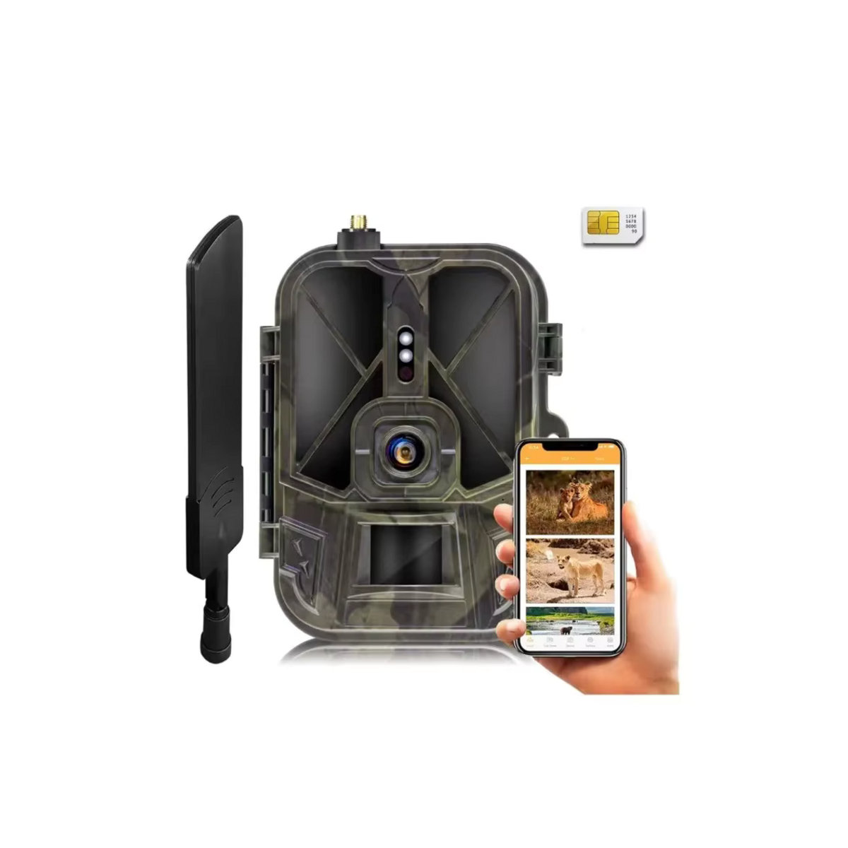 Suntekcam 4K 120MP Jagdkamera HC-940Pro-Li mit 4G LTE, wasserdicht IP65 und App-Steuerung inklusive Cloud-Live-Streaming - Bild 1
