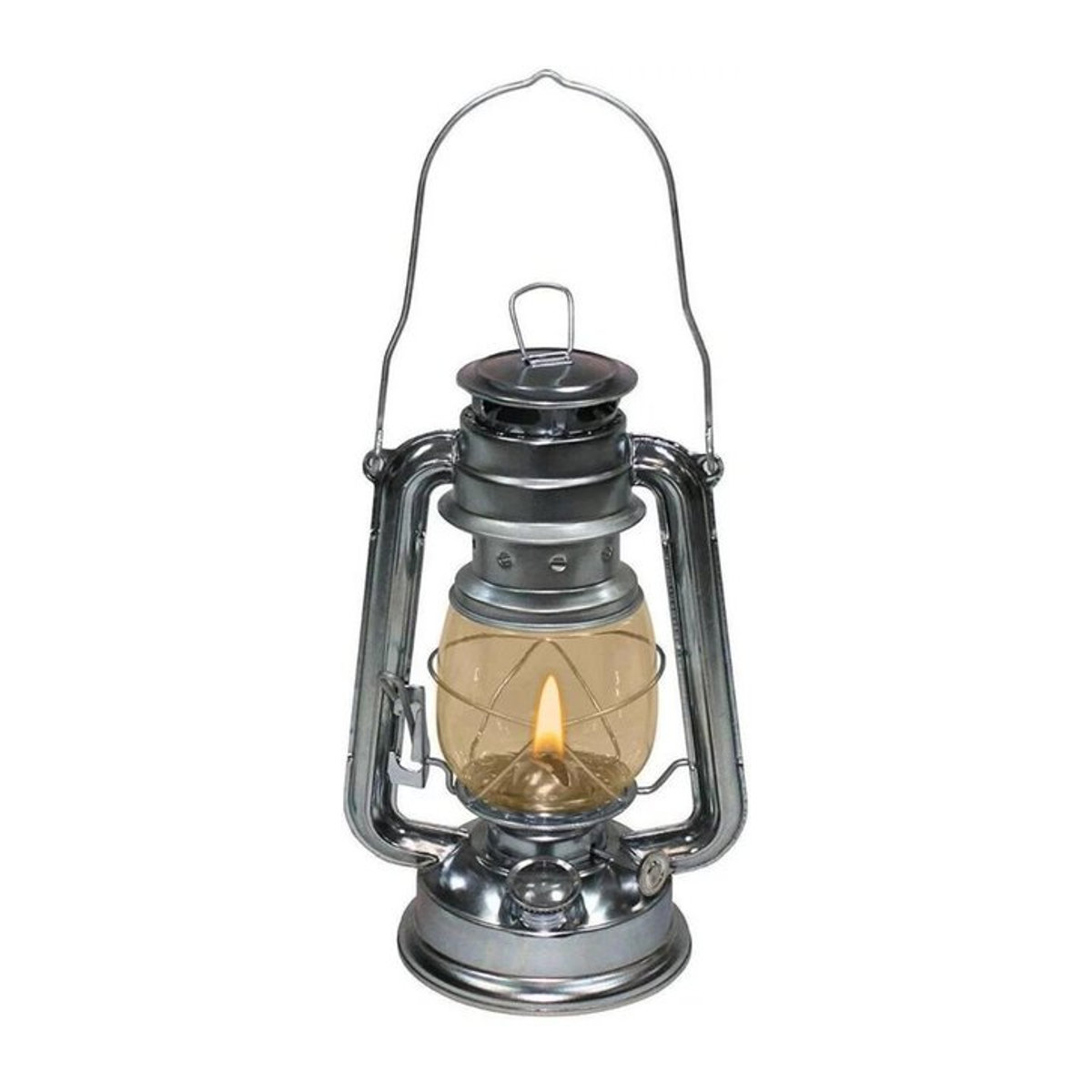 SupaLite Hurricane Paraffinlaterne in Silber, One Size - Bild 1
