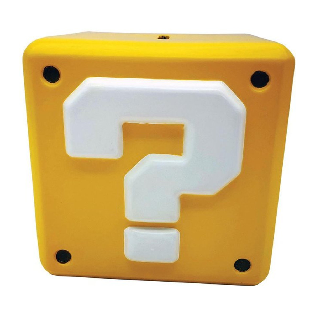 Super Mario Fragezeichen-Spartopf in Gelb/Weiß aus Stahl - Bild 1