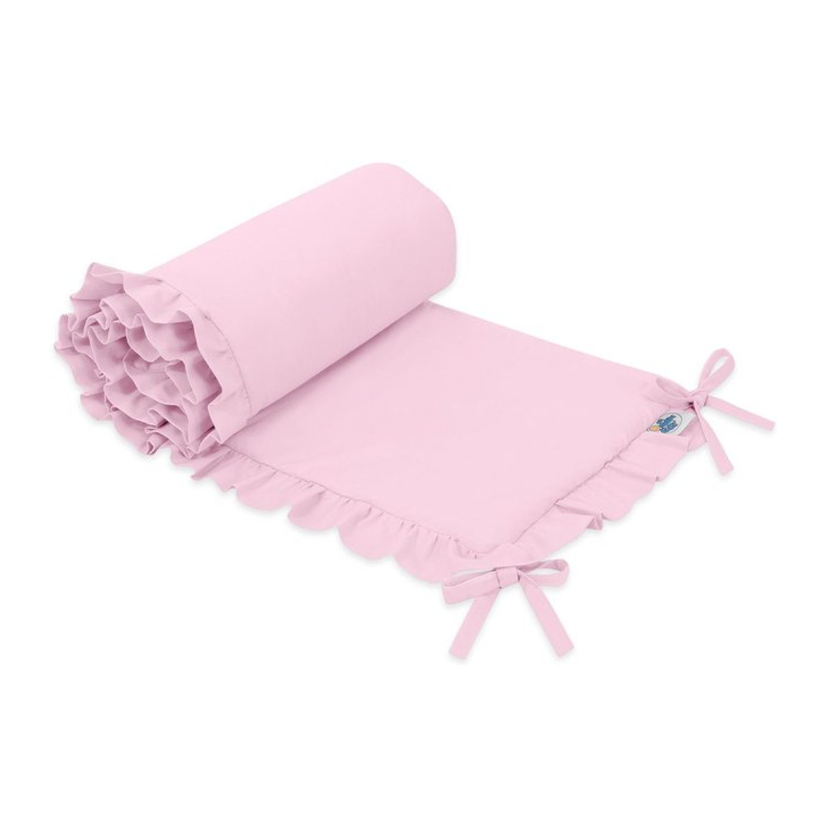 Super Merchant Universeller Stoßfänger mit Rüsche für dein Kinderbett in Rosa - Bild 1