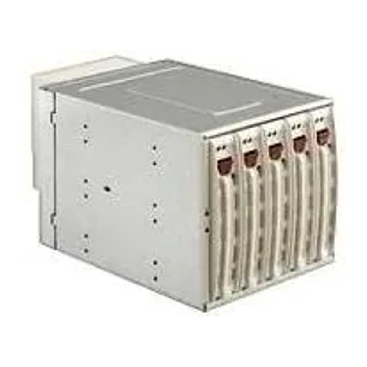 Super Micro CSE-M35TQ Gehäuse für Speicherlaufwerke mit Lüfter, Schwarz, Metall - Bild 1