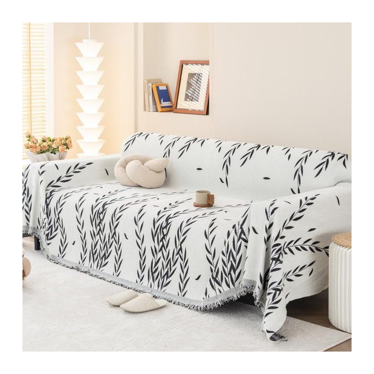 Super Six Chenille Sofa-Bezug zum Schutz und zur Dekoration, B/T: 180 x 130 cm - Bild 1