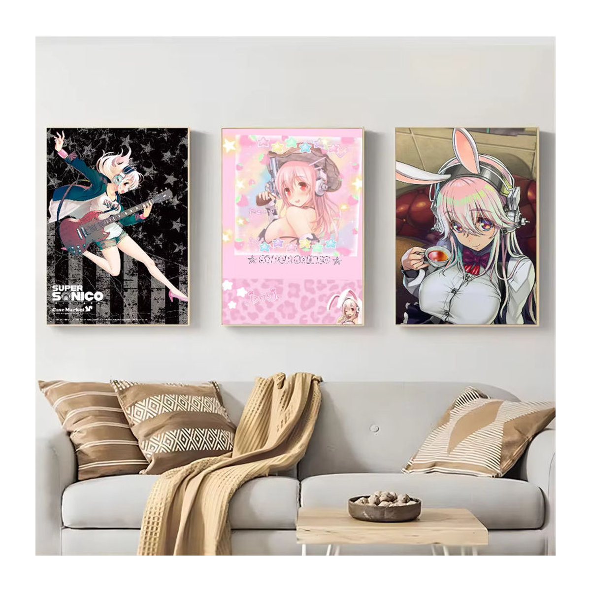 Super Sonico Wandposter selbstklebend aus wasserfestem Papier in Mehrfarbig - Bild 2
