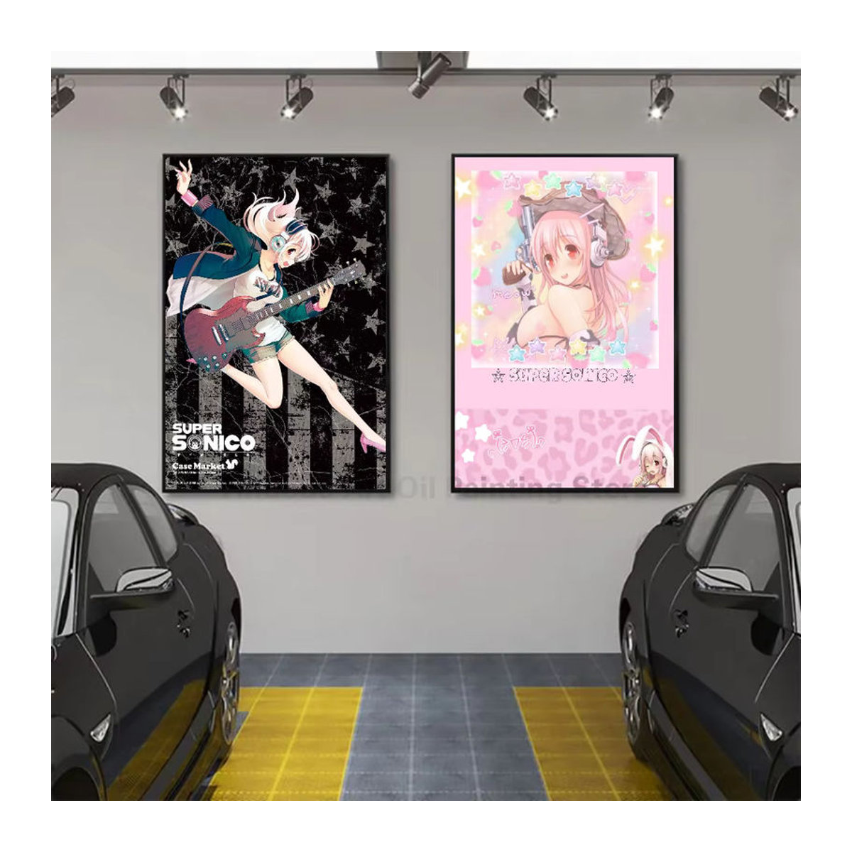 Super Sonico Wandposter selbstklebend aus wasserfestem Papier in Mehrfarbig - Bild 3