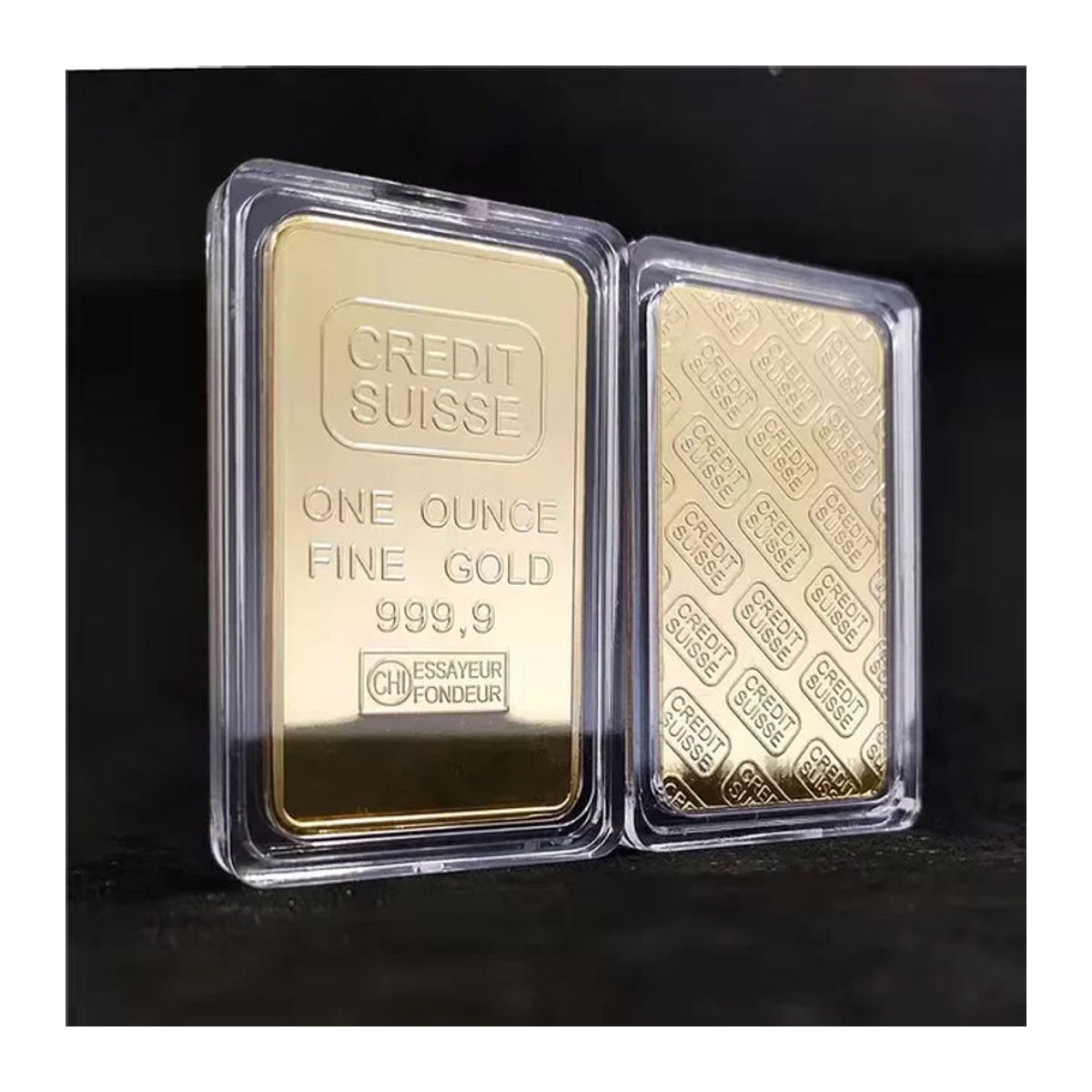 Sussie Vergoldeter Kreditbarren 1 OZ Dekoration in Gold - Bild 1