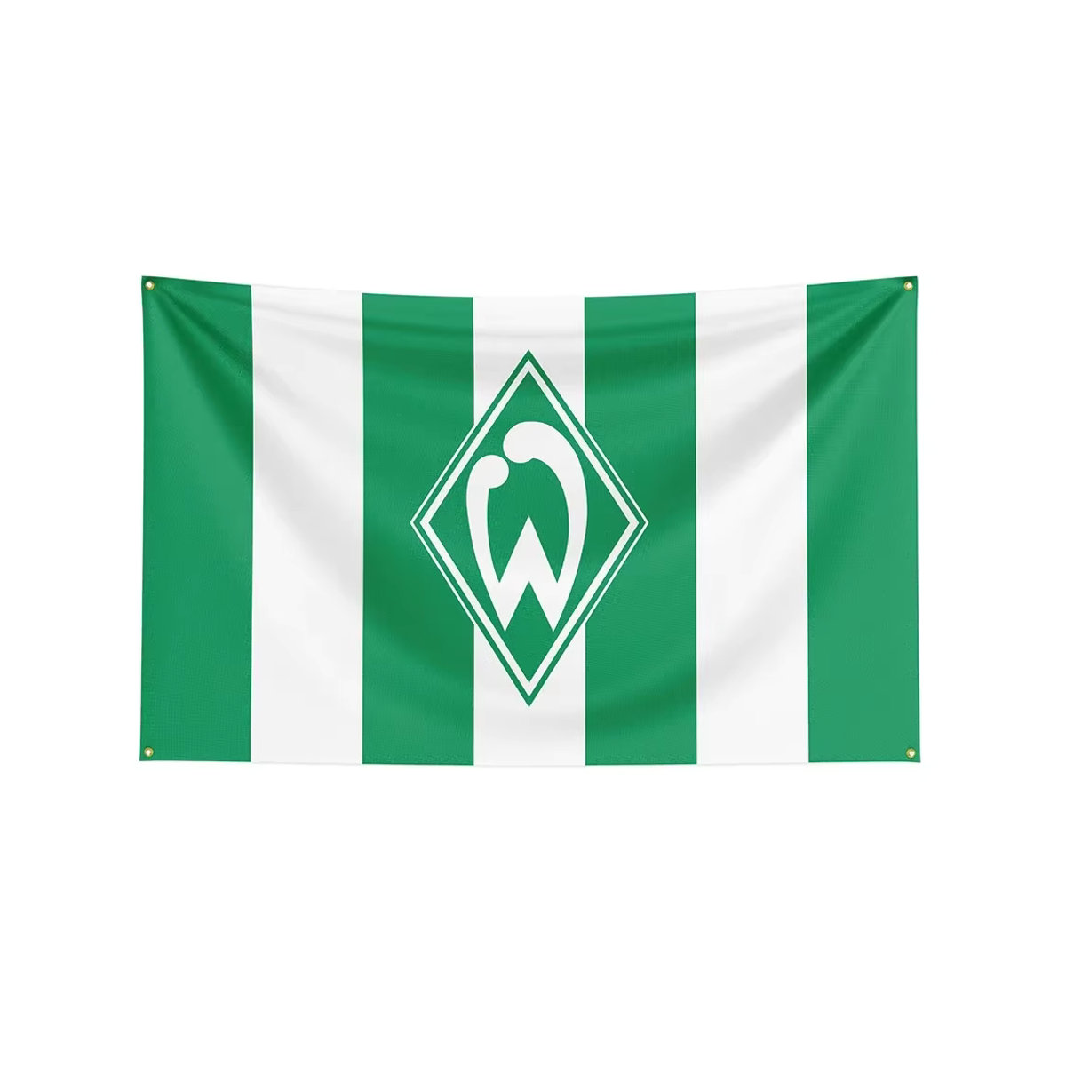 SV Werder Bremen Flagge aus Polyester in Blau, Grün und Weiß, 3 x 5 Fuß - Bild 2