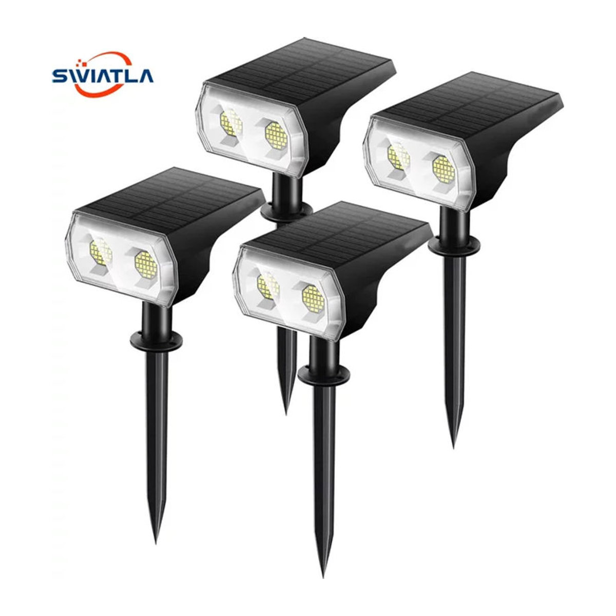 Swiatla Solarleuchte Schwarz Modern mit 70 LEDs für den Außenbereich - Bild 1