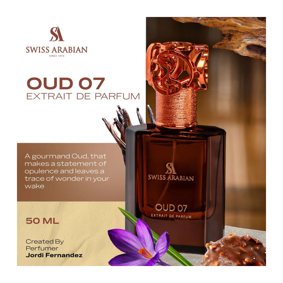 Swiss Arabian Oud 07 Extract de Parfum Orientalisch 50ml - Bild 5