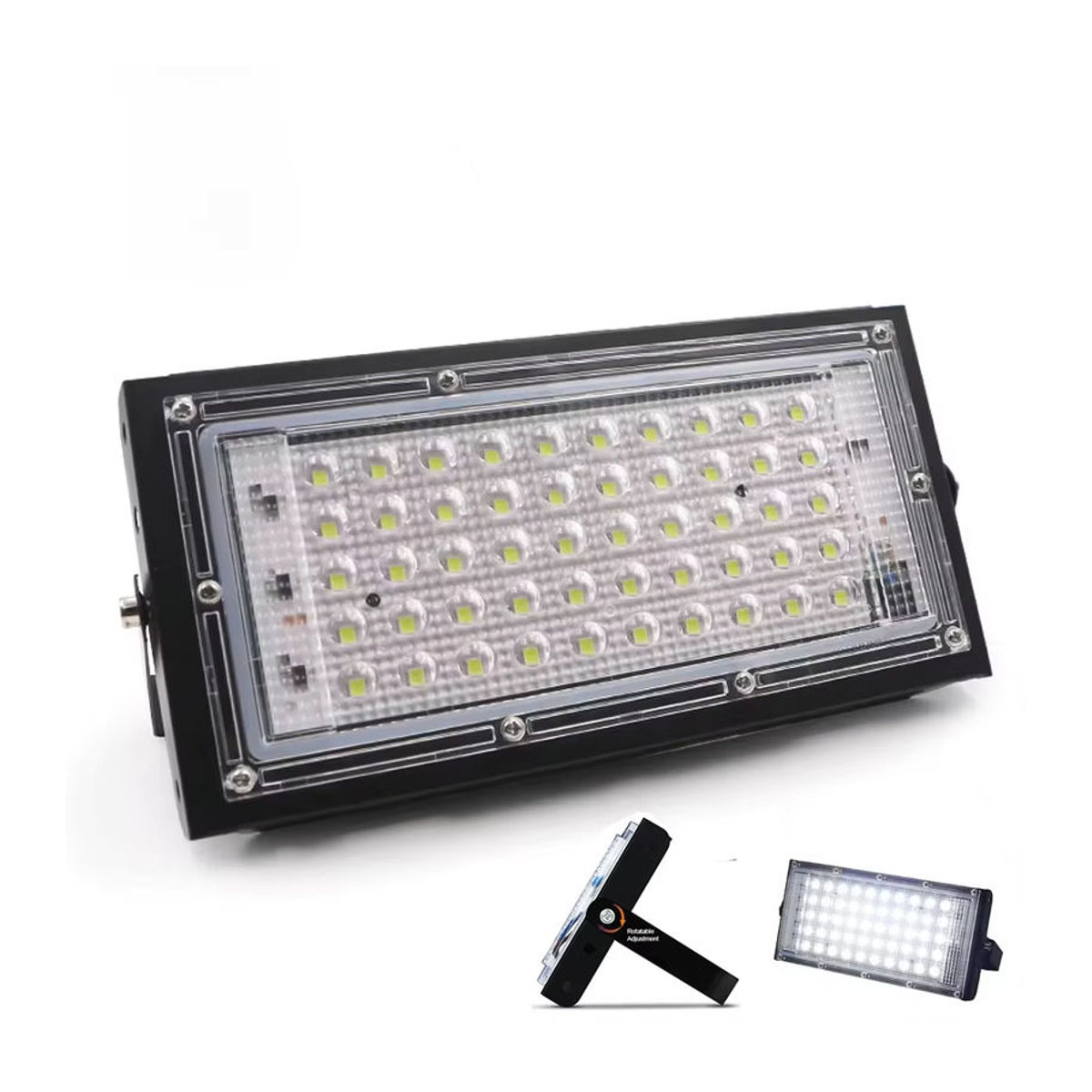 Szaoju 50W LED Außenflutlicht IP65 Wasserdicht aus Aluminium in Weiß oder Schwarz - Bild 7
