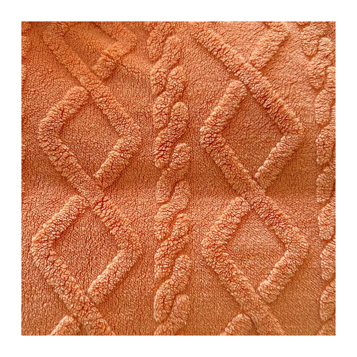 Tafuru Milchfleece Einzelbett-Set für Herbst und Winter, warm und verdickt, Bettwäsche in Lila oder Orange - Bild 4