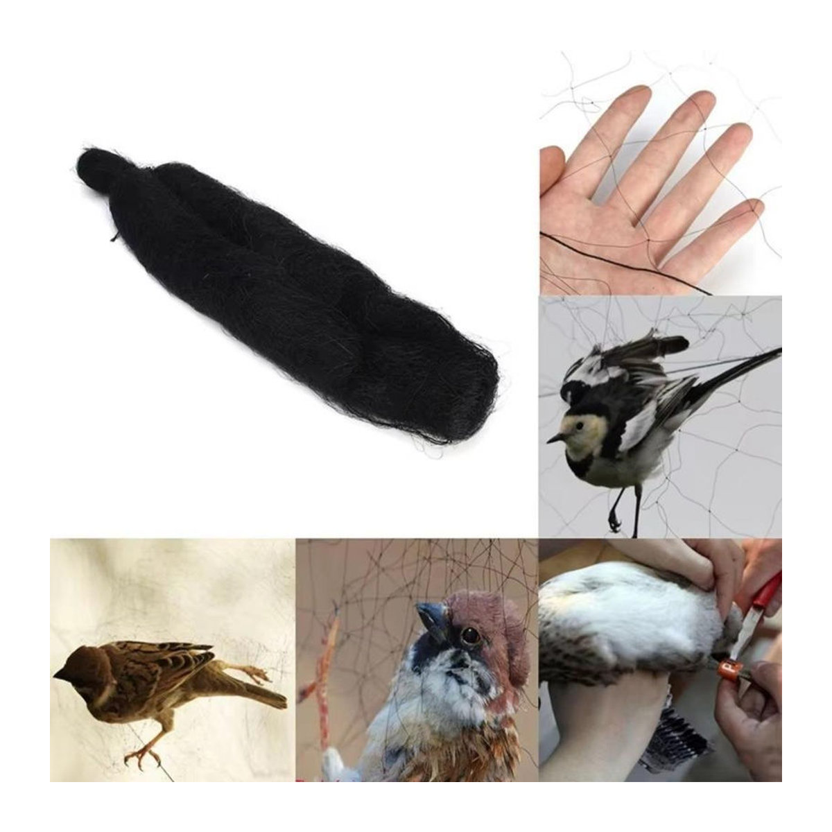 taihaowan Vogelschutznetz aus Kunststoff zur Schädlingsbekämpfung B: 20 m, L: 3 m - Bild 7