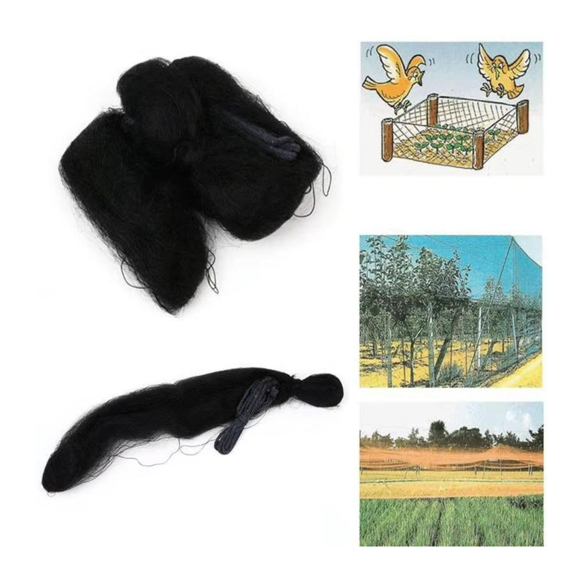taihaowan Vogelschutznetz aus Kunststoff zur Schädlingsbekämpfung B: 3 m, L: 30 m - Bild 9