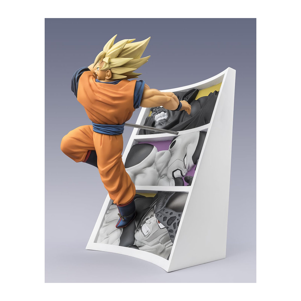 TAMASHII NATIONS Figuarts ZERO Dragon Ball Z Super Saiyan Son Goku Battle Trail Anime-Figur, Multicolor, Höhe: 22 cm - Bild 2
