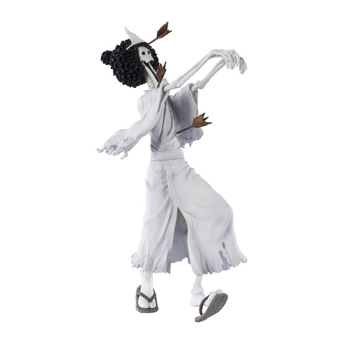 TAMASHII NATIONS Figuarts ZERO ONE PIECE Brook (Honekichi) Anime Figur in Weiß - Bild 1