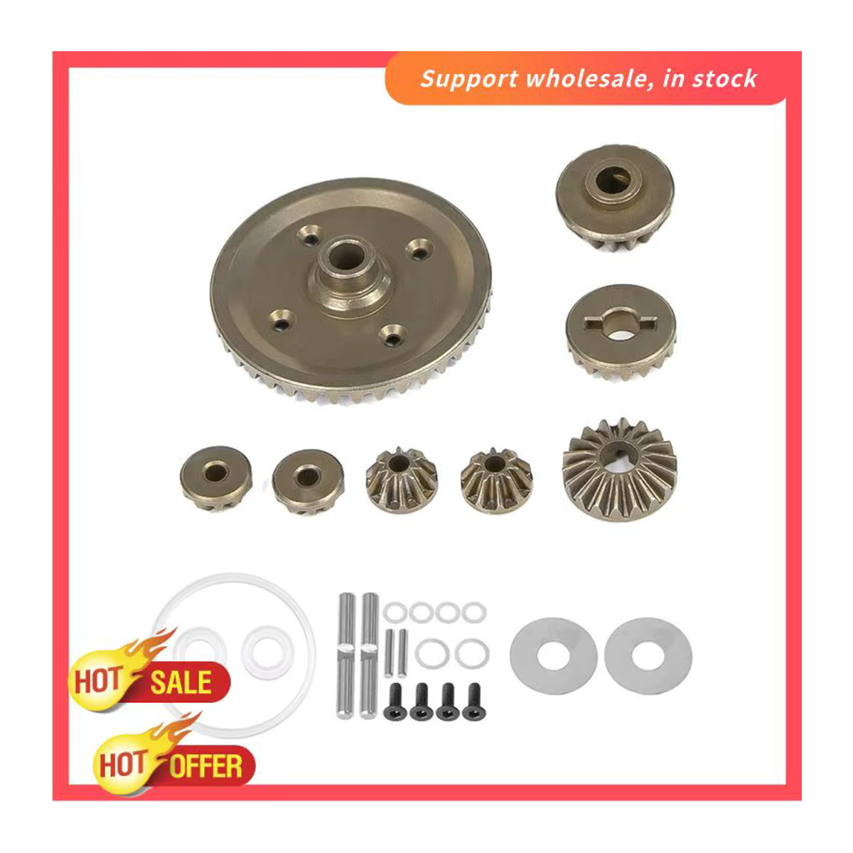 Tamiya Differential Getriebe Upgrade Kit für RC Autos in Alufarben (22049) für TT02, XV02, MB01, BT01, XM01 - Bild 2