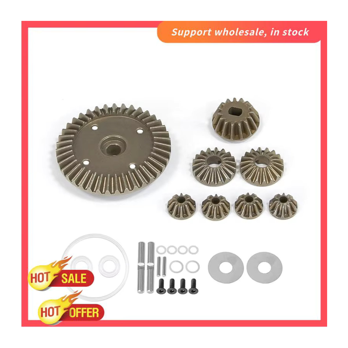 Tamiya Differential Getriebe Upgrade Kit für RC Autos in Alufarben (22049) für TT02, XV02, MB01, BT01, XM01 - Bild 3