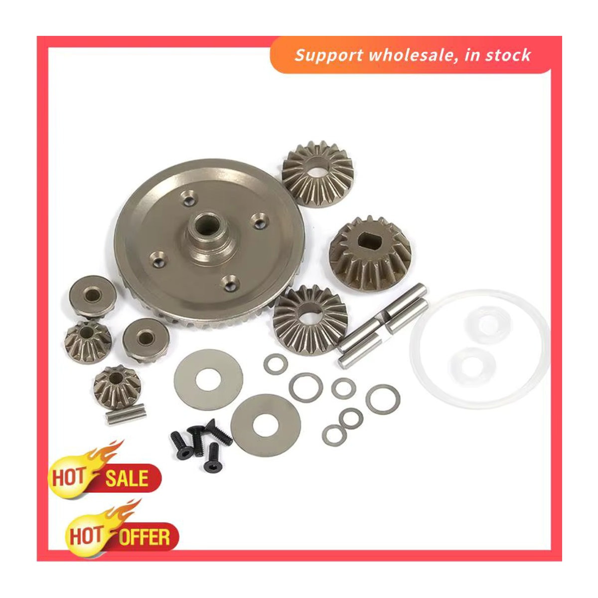 Tamiya Differential Getriebe Upgrade Kit für RC Autos in Alufarben (22049) für TT02, XV02, MB01, BT01, XM01 - Bild 4