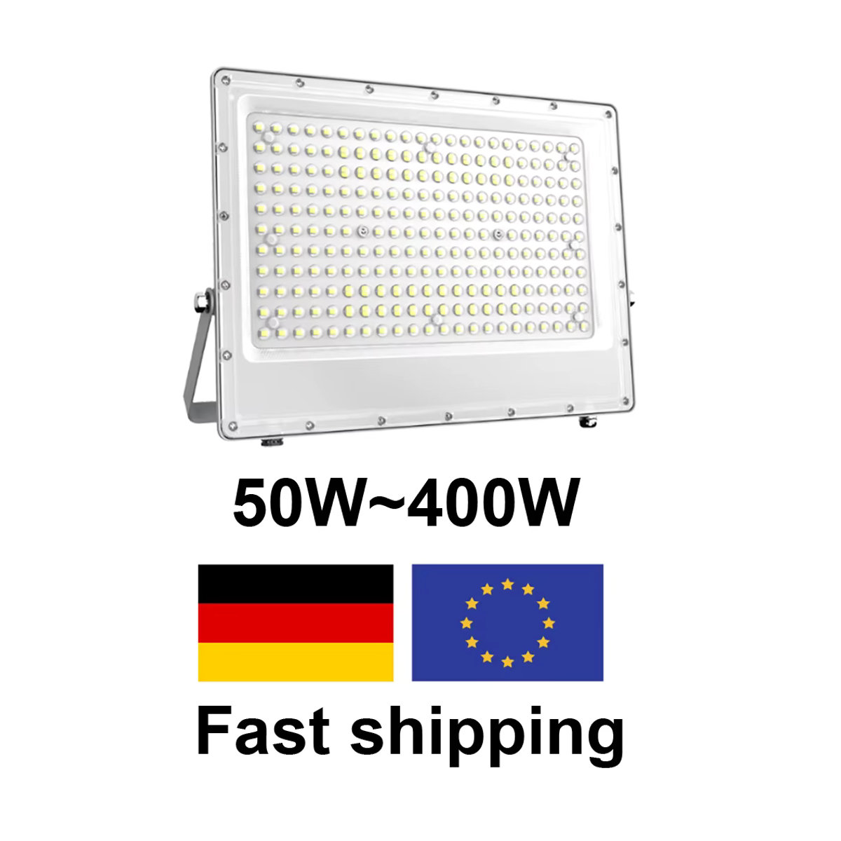 Tayire LED Außenstrahler 400W IP65 Wasserdicht Kaltweiß Silber - Bild 5