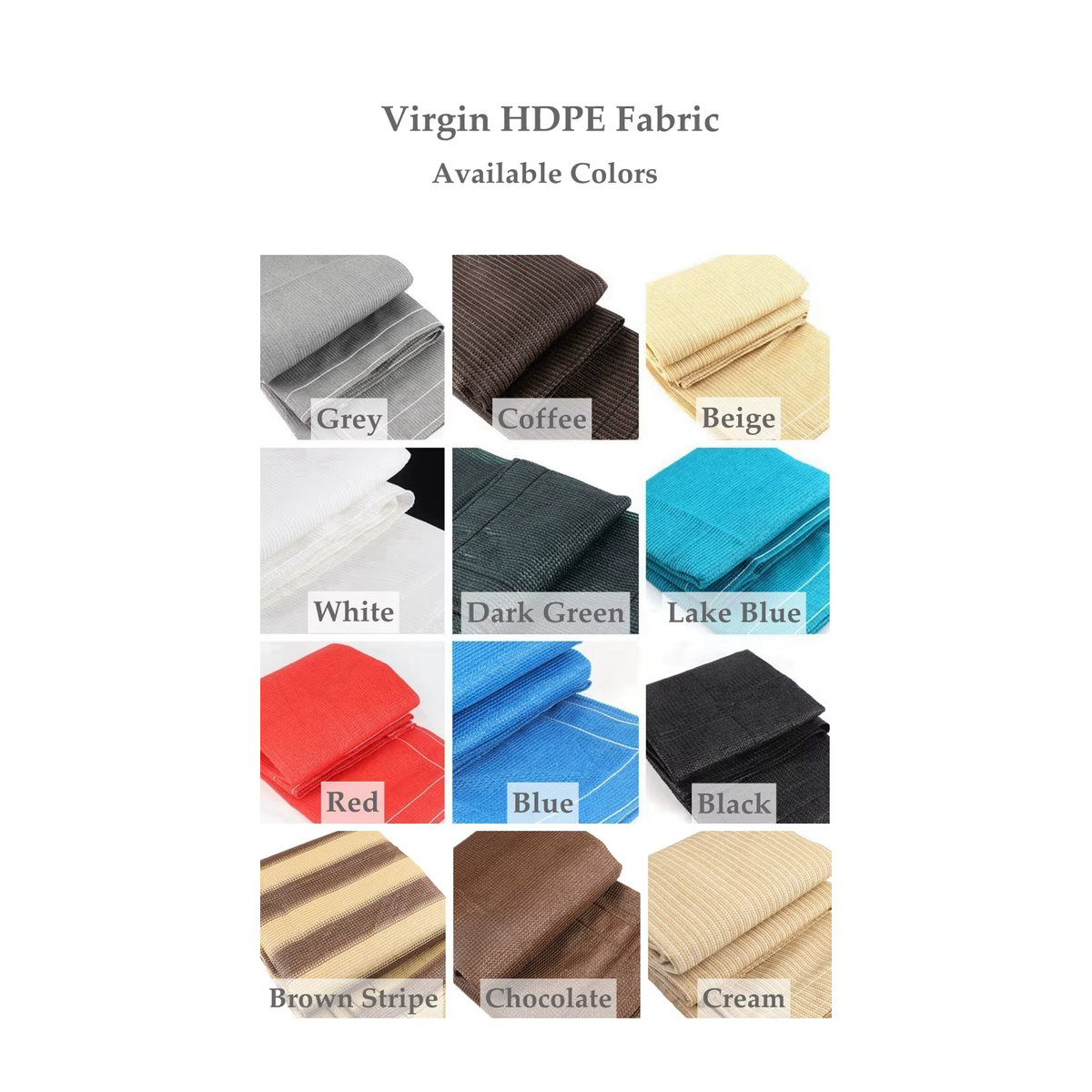 Te soi Sonnenschutznetz aus HDPE mit 95 % UV-Schutz, Grau, B: 200 cm, H: 60 cm - Bild 2