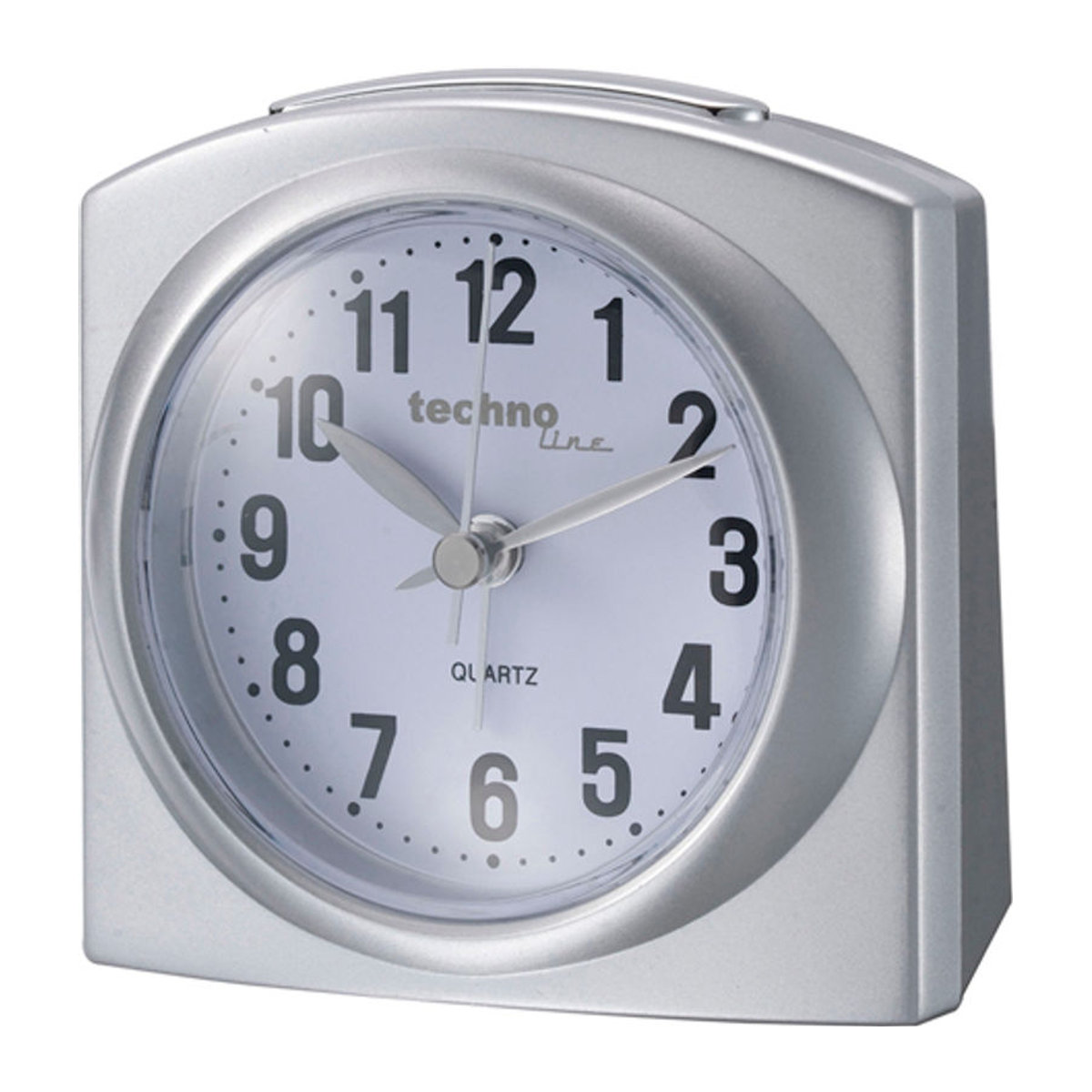Technoline Quarzwecker Modell L Analog Silber mit Wetterstation und Beleuchtung - Bild 1
