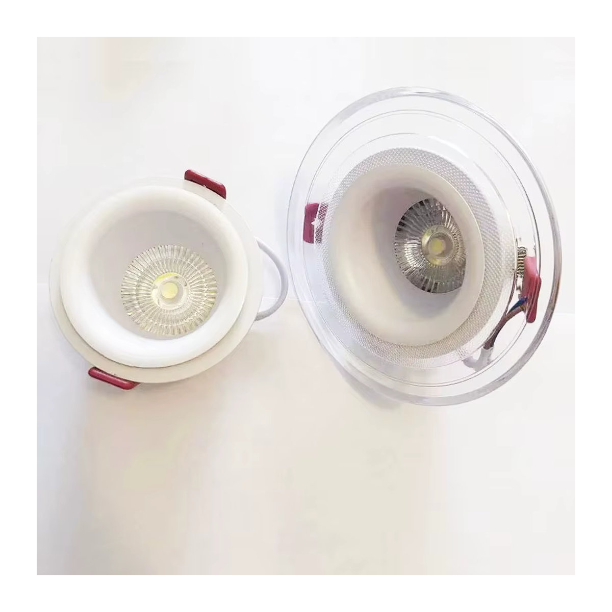 Teetealy LED Einbaustrahler in Weiß, 9W, minimalistisches Downlight mit 3 einstellbaren Farben - Bild 2