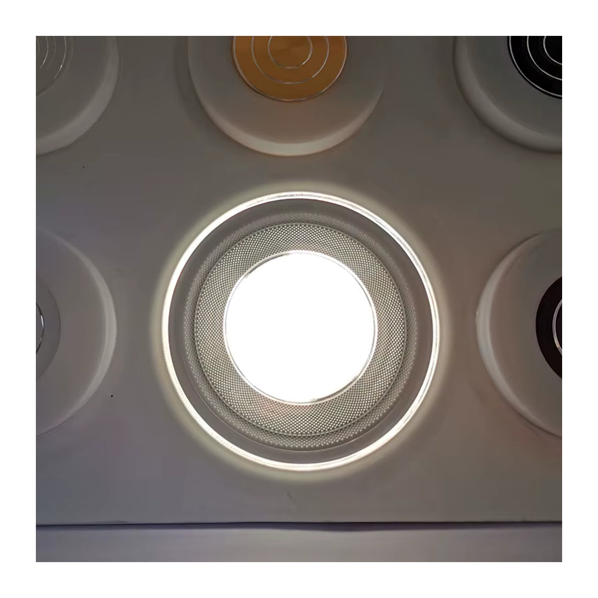 Teetealy LED Einbaustrahler Modern Minimalistisch in Weiß aus Aluminium mit 9W - Bild 3