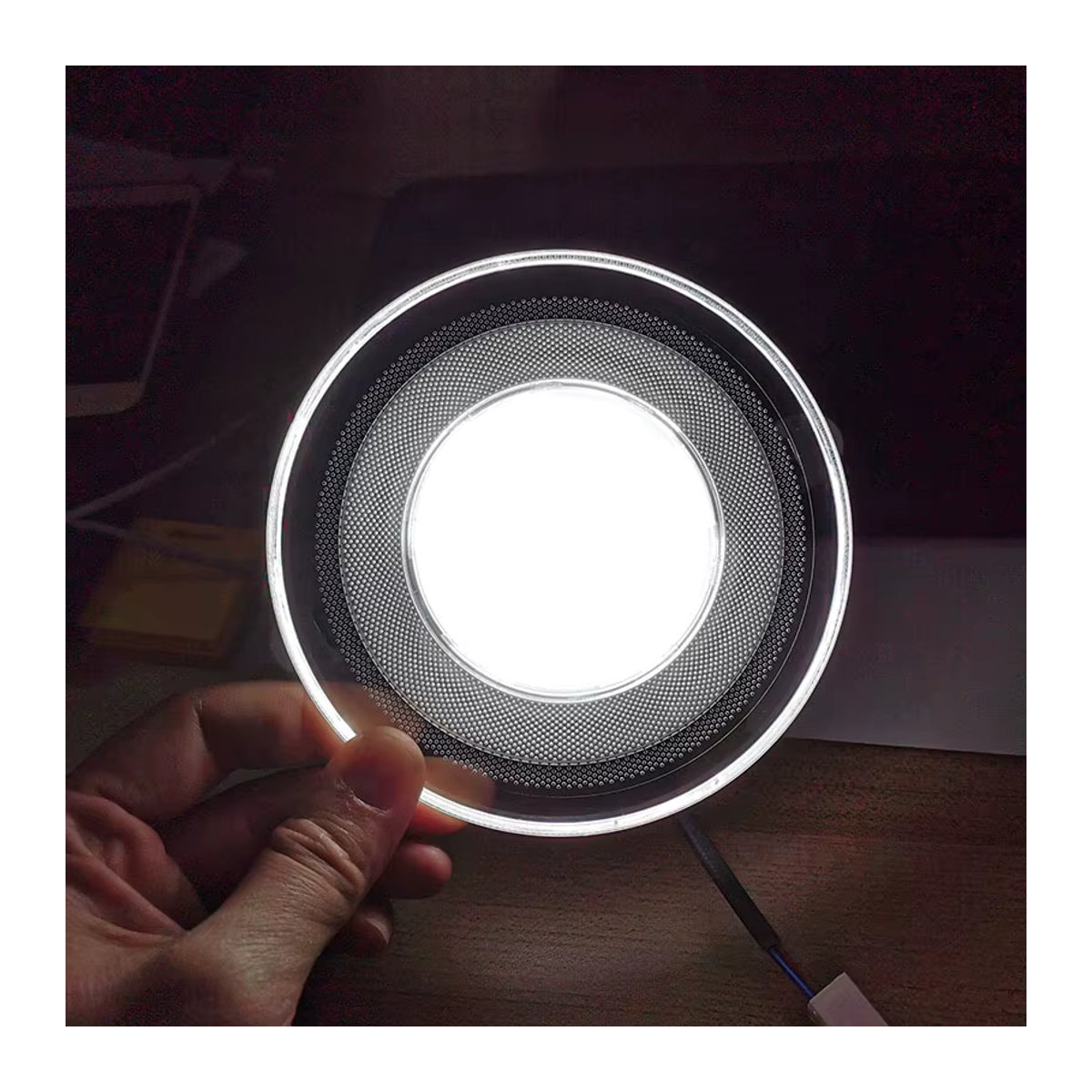 Teetealy LED Einbaustrahler Modern Minimalistisch in Weiß aus Aluminium mit 9W - Bild 4