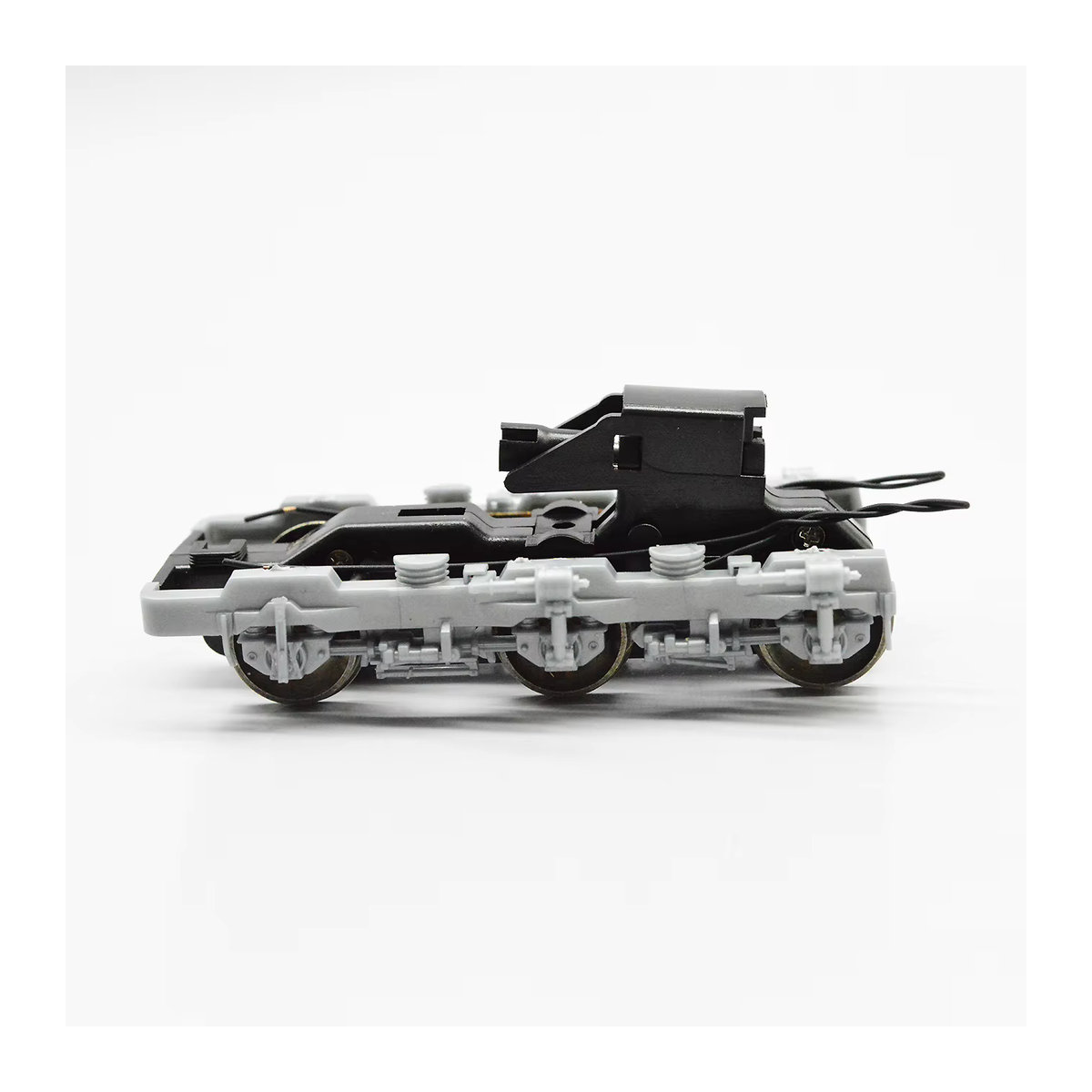 TERAYSUN HO Zug Radgestell Lokomotive Fracht Drehgestell Modell im Maßstab 1:87 Schwarz aus Kunststoff für Eisenbahn Diorama und Modellbau - Bild 4