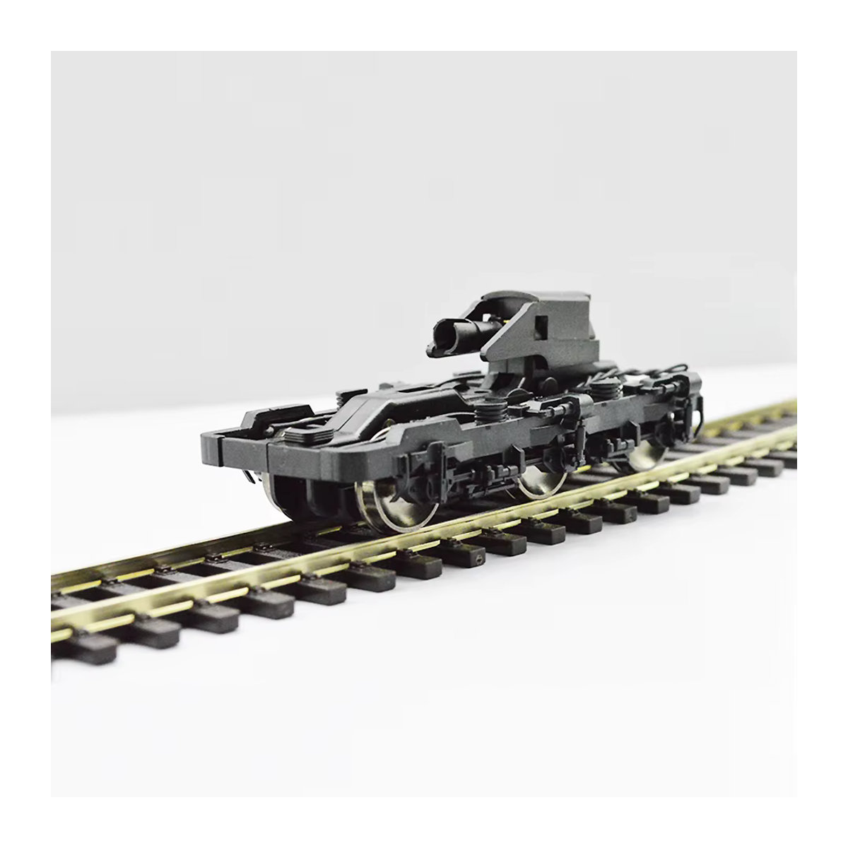 TERAYSUN HO Zug Radgestell Lokomotive Fracht Drehgestell Modell im Maßstab 1:87 Schwarz aus Kunststoff für Eisenbahn Diorama und Modellbau - Bild 6
