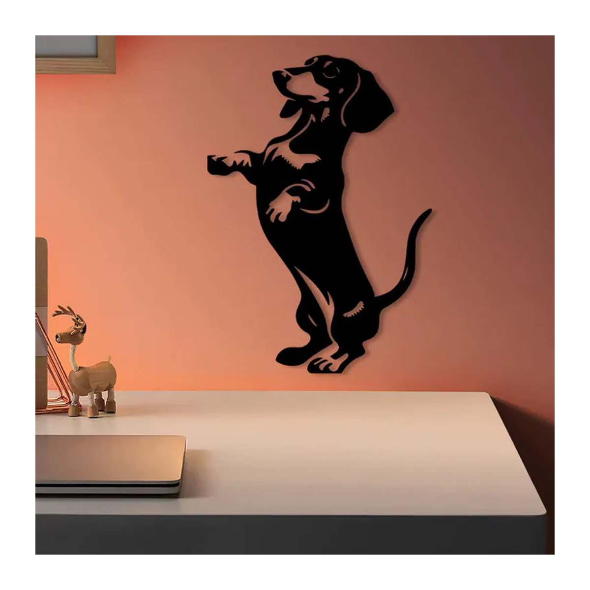Tessna Vintage Metall-Wandbild in Schwarz als wetterfeste Eisen-Skulptur zur Wanddekoration für den Außenbereich - Bild 3