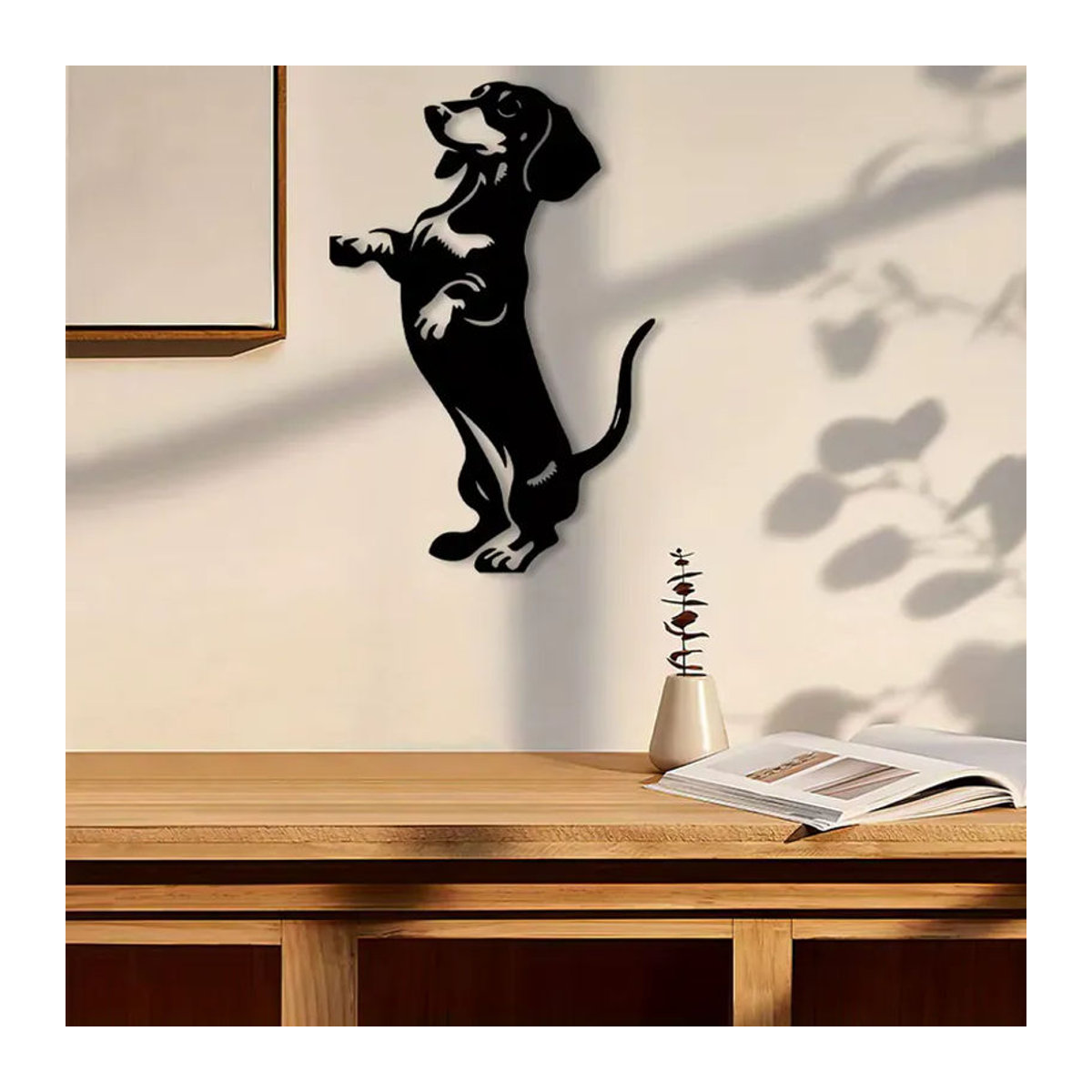 Tessna Vintage Metall-Wandbild in Schwarz als wetterfeste Eisen-Skulptur zur Wanddekoration für den Außenbereich - Bild 4