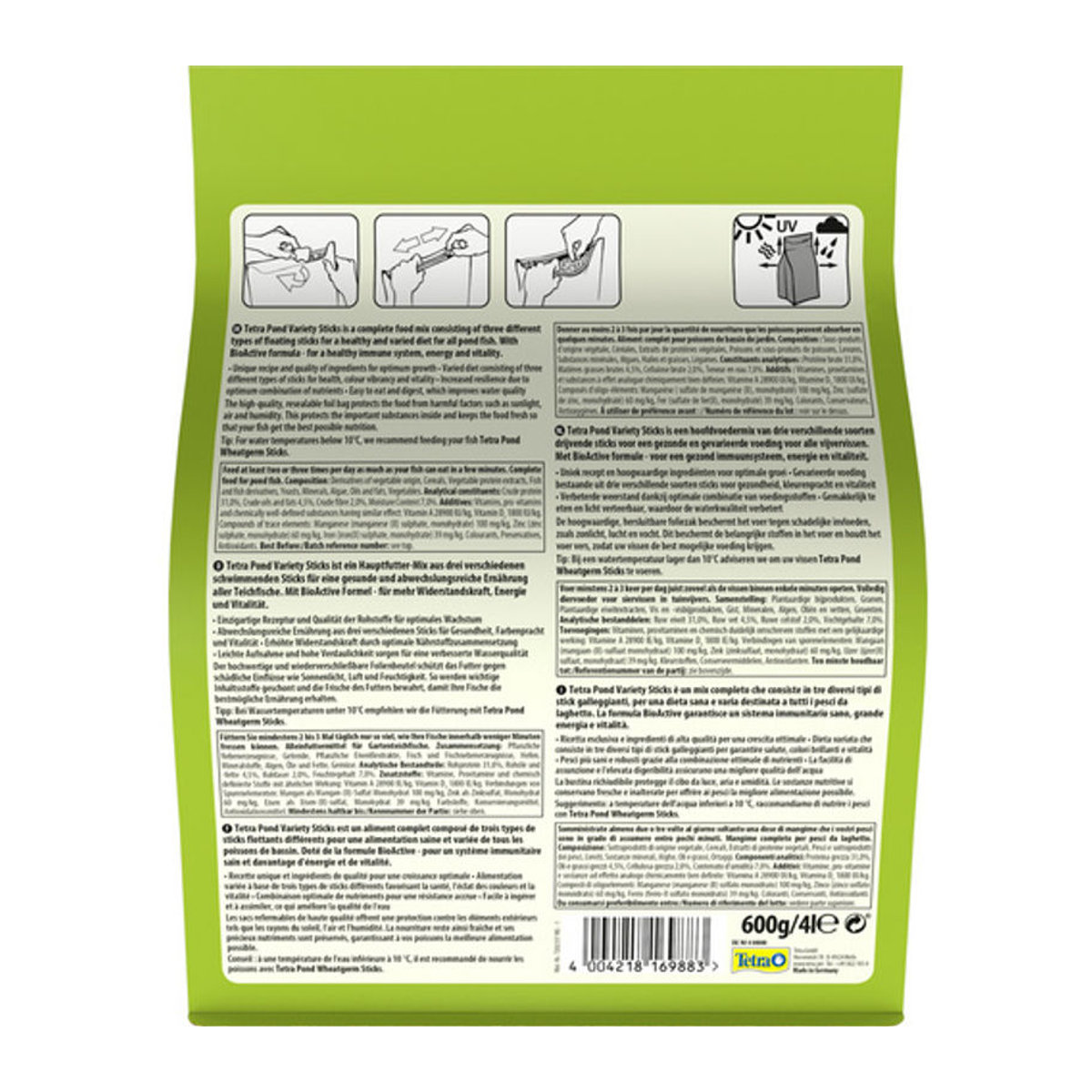 Tetra Pond Variety Teichsticks Teichfutter 4 l - Bild 4