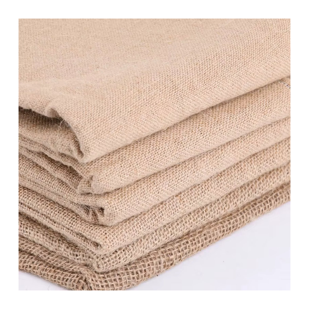 Tewango Sonnenschutz Segel aus natürlicher Jute und Leinen in Beige und Braun, Breite: 160 cm - Bild 2