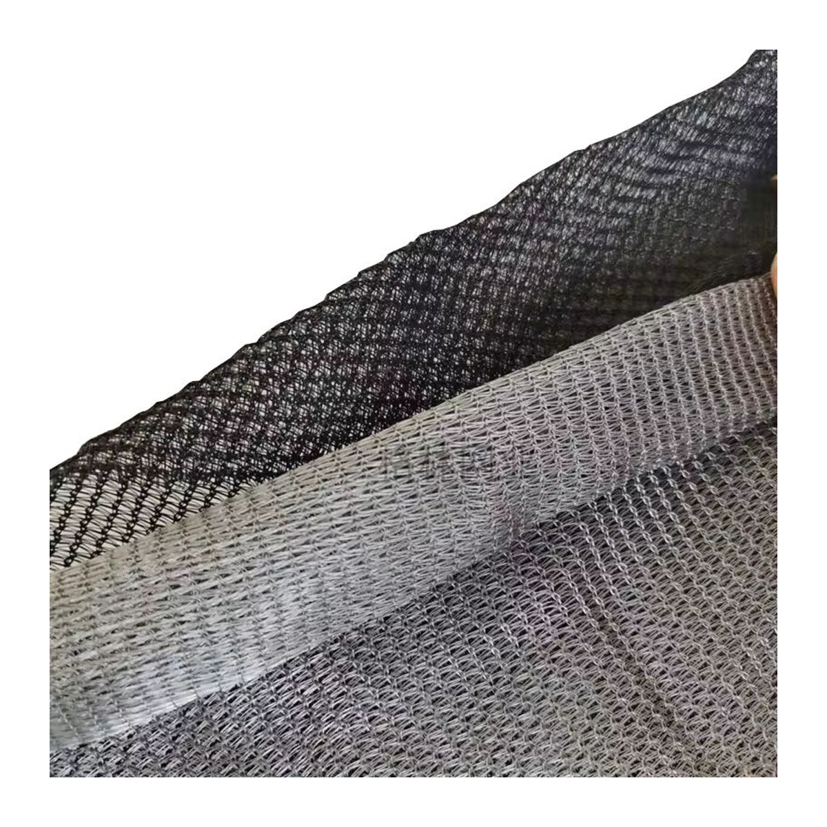Tewango Sonnenschutznetz aus grauem HDPE-Gewebe mit 40-50% Schattierung und UV-Schutz für Garten und Gewächshaus - Bild 2