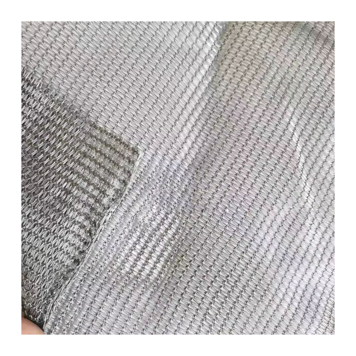 Tewango Sonnenschutznetz aus grauem HDPE-Gewebe mit 40-50% Schattierung und UV-Schutz für Garten und Gewächshaus - Bild 3