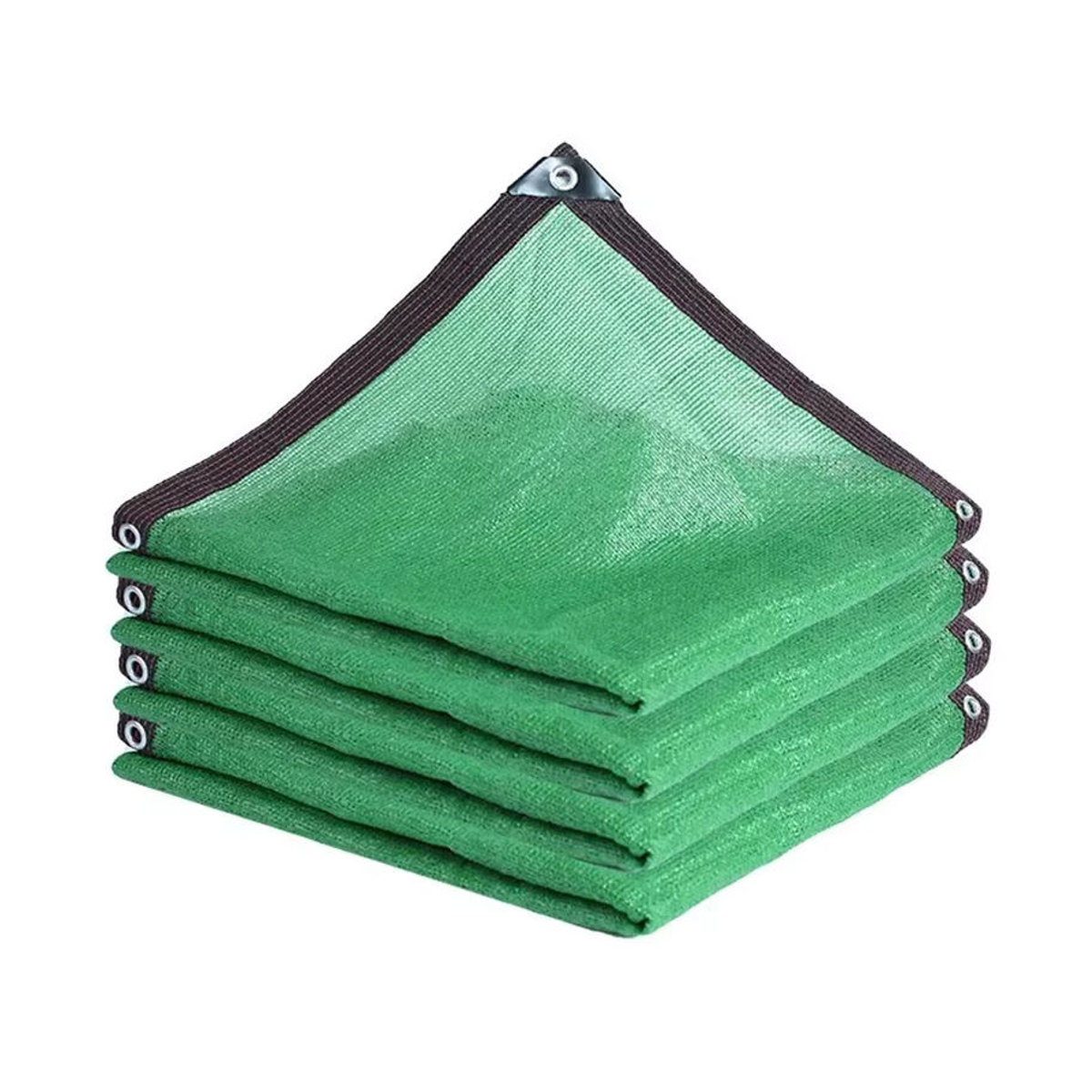 Tewango Sonnenschutznetz aus HDPE mit 50 % Schattierung für Garten und Outdoor in Schwarz, Weiß und Dunkelgrün - Bild 2
