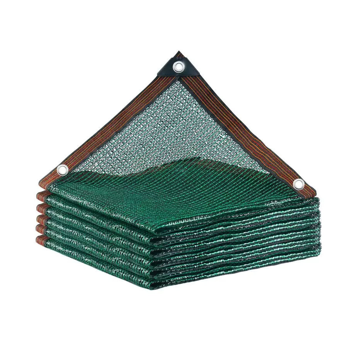 Tewango Sonnenschutznetz aus HDPE mit 50 % Schattierung für Garten und Outdoor in Schwarz, Weiß und Dunkelgrün - Bild 3