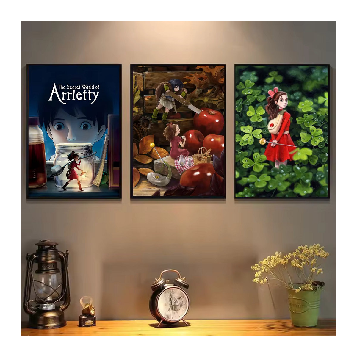 The B-Borrowers Arrietty Anime-Poster aus Papier, mehrfarbig, wasserdicht, rechteckig, Hochformat, rahmenlos - Bild 3