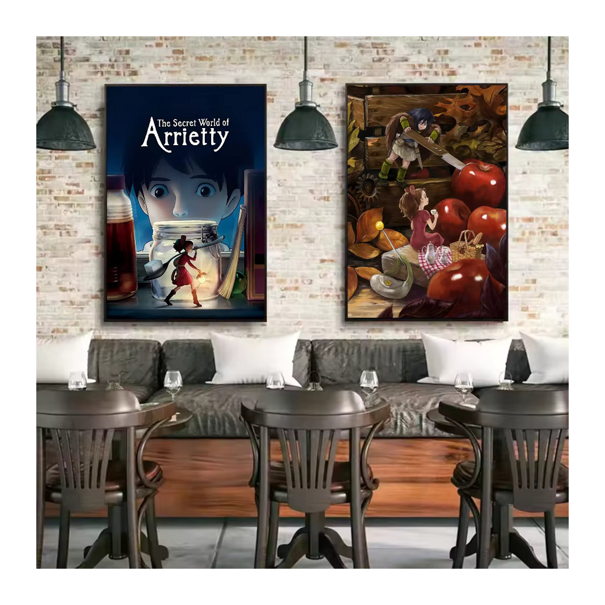The B-Borrowers Arrietty Anime-Poster aus Papier, mehrfarbig, wasserdicht, rechteckig, Hochformat, rahmenlos - Bild 5